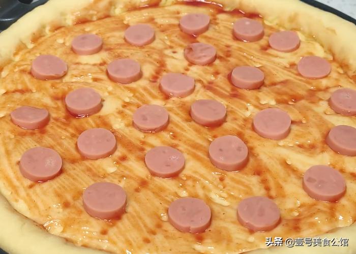 分享居家披萨饼的简单做法，鲜香拉丝，营养好吃，老少皆宜的美食