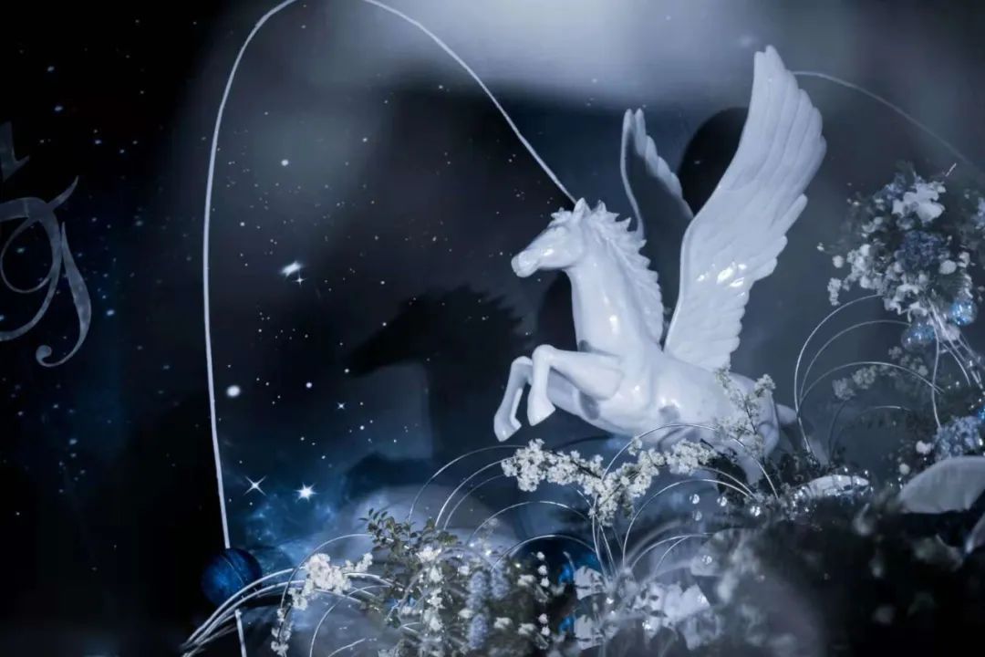 这场静谧梦幻的蓝色星空婚礼,一场神秘浪漫的星空婚礼
