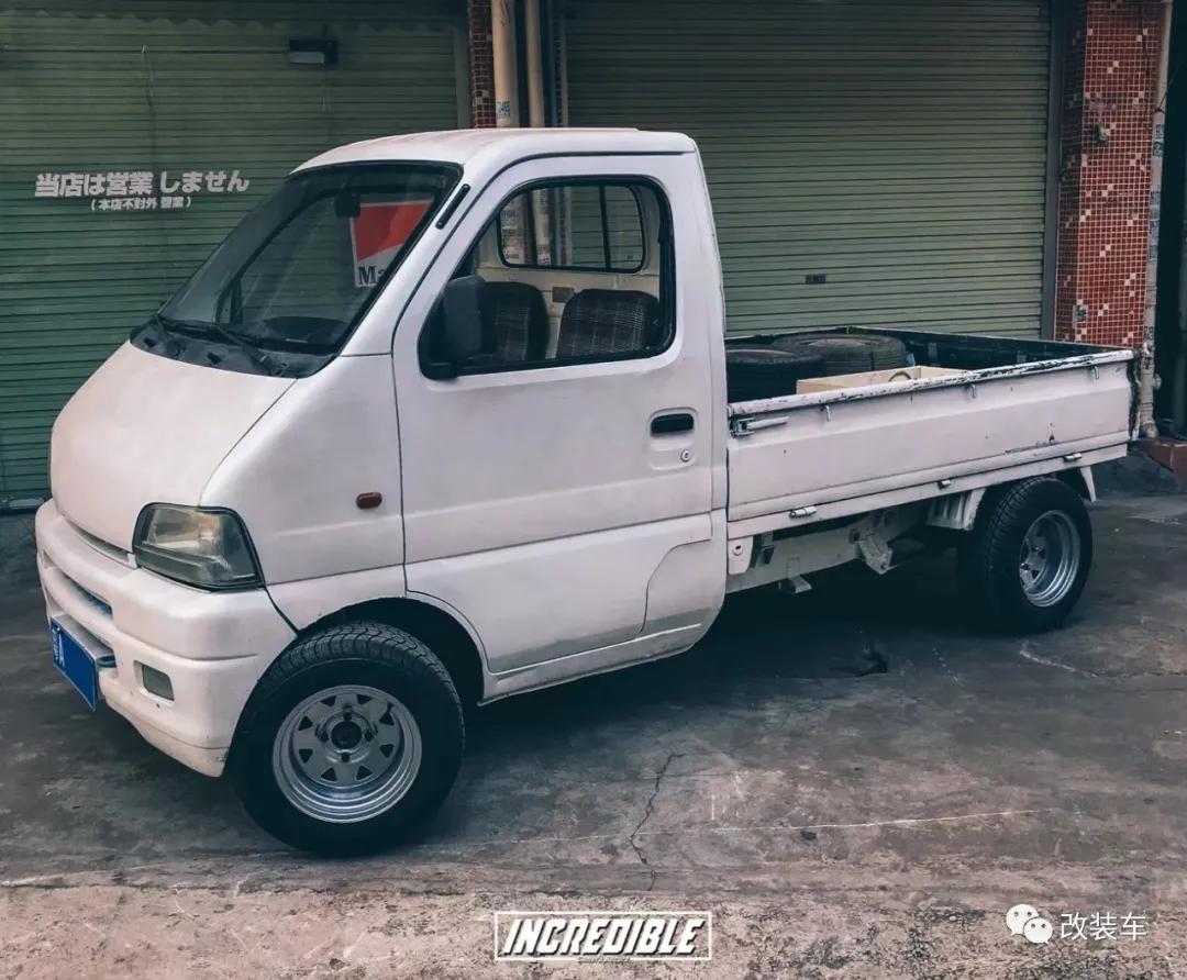 这动手能力也太强了！车友纯手工打造纯粹JDM小货车