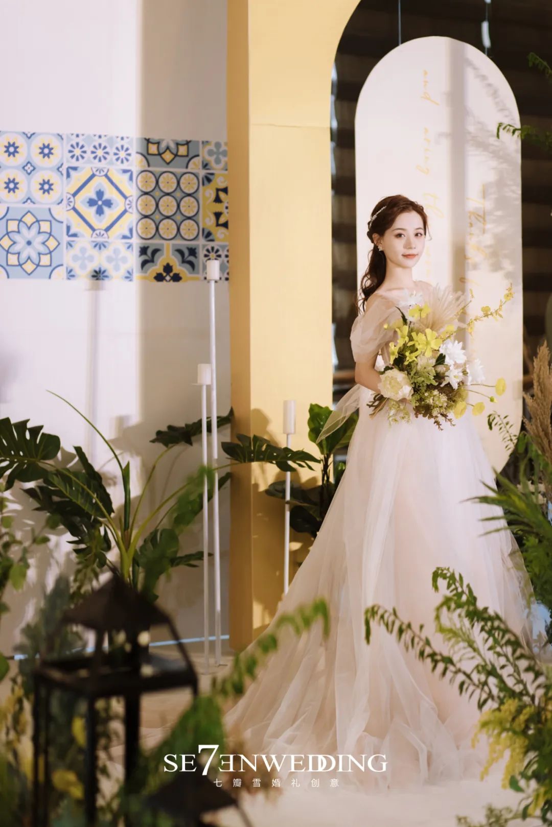 摩洛哥风格草坪婚礼,摩洛哥花园拍摄