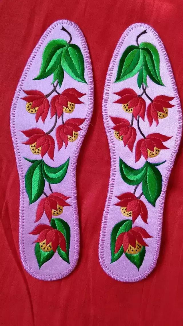 好看的刺绣鞋垫图案大全,刺绣鞋垫100种图片