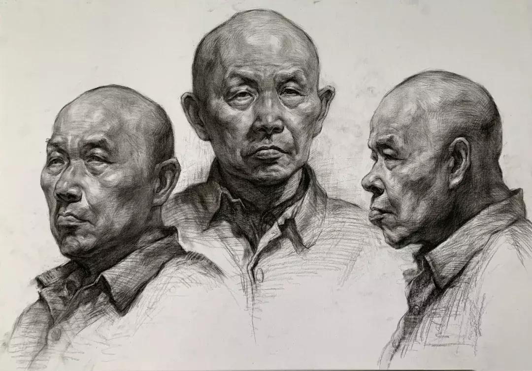 素描头像作画步骤,素描人物头像步骤图