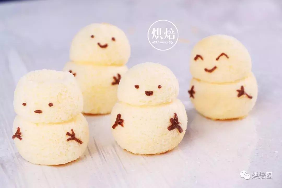 雪人蛋壳戚风,雪人蛋壳戚风教学