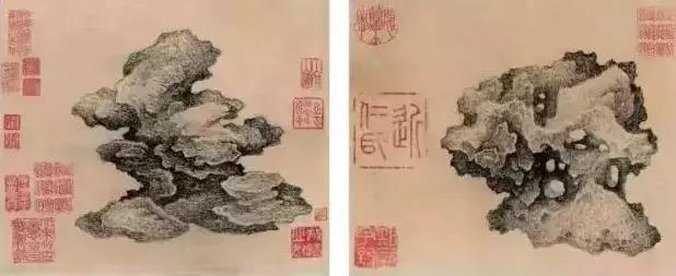 历代中国画中的奇石,中国画奇石作品欣赏