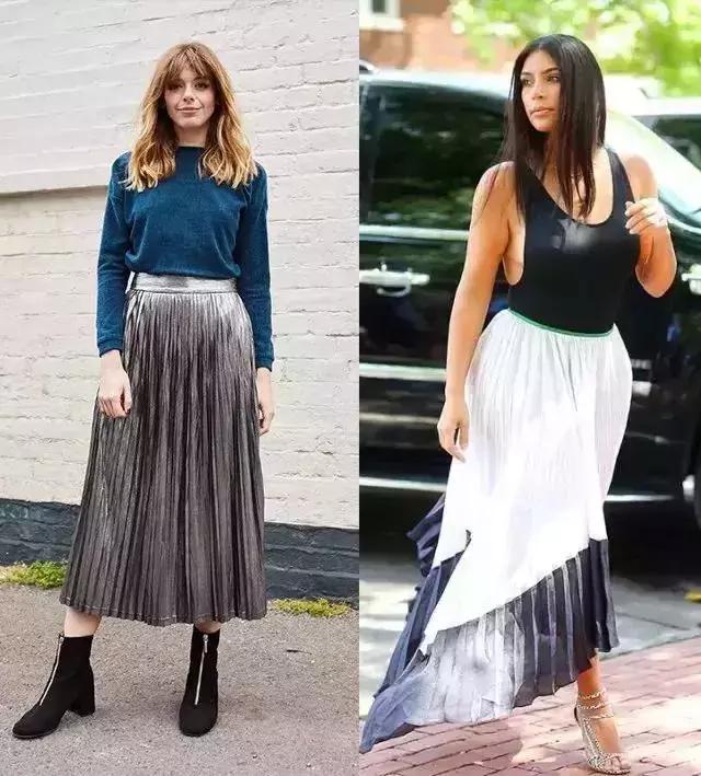 矮个子腿粗胯宽屁股大穿什么裙子,这几款裙子才是粗腿女孩的救星