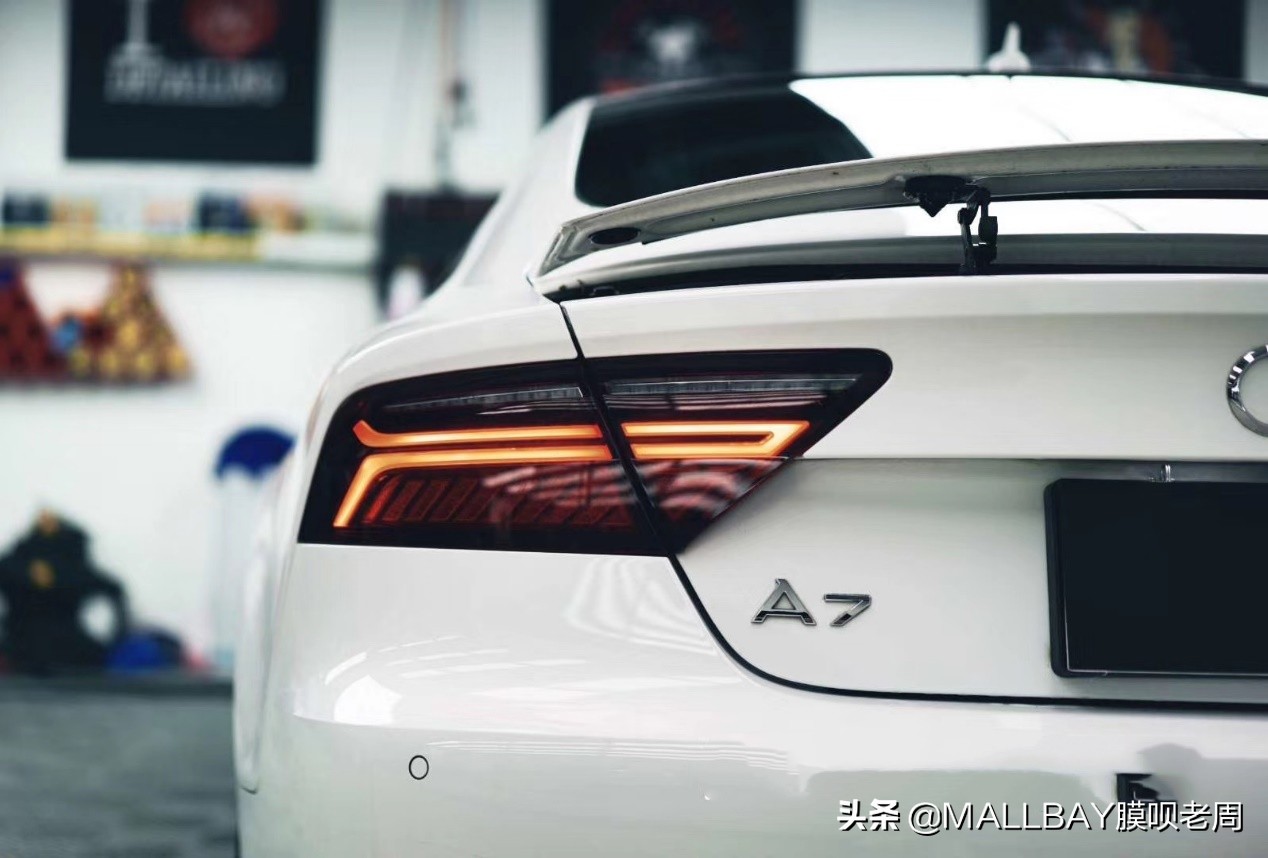 奥迪a7 亮黑tpu车衣 (奥迪a7贴车衣会防太阳晒吗)