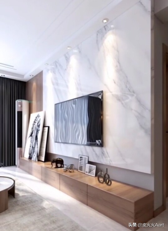 没有豪华的装修却有很美的背景墙,复式背景墙怎么装修才高档