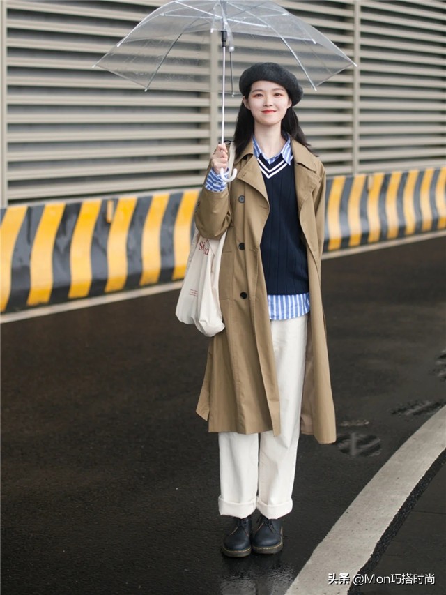 今春穿搭,风衣配色