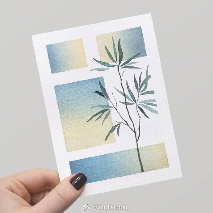 水彩花朵色卡,风景水彩24色配色公式