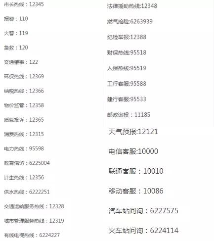 最新！2019年新版信阳通讯录来了，一定有你用得上的。建议收藏