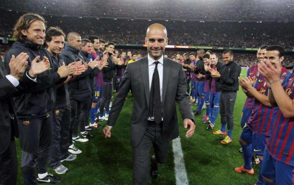 足坛传奇球星告别完整版,巴萨主帅瓜帅简介