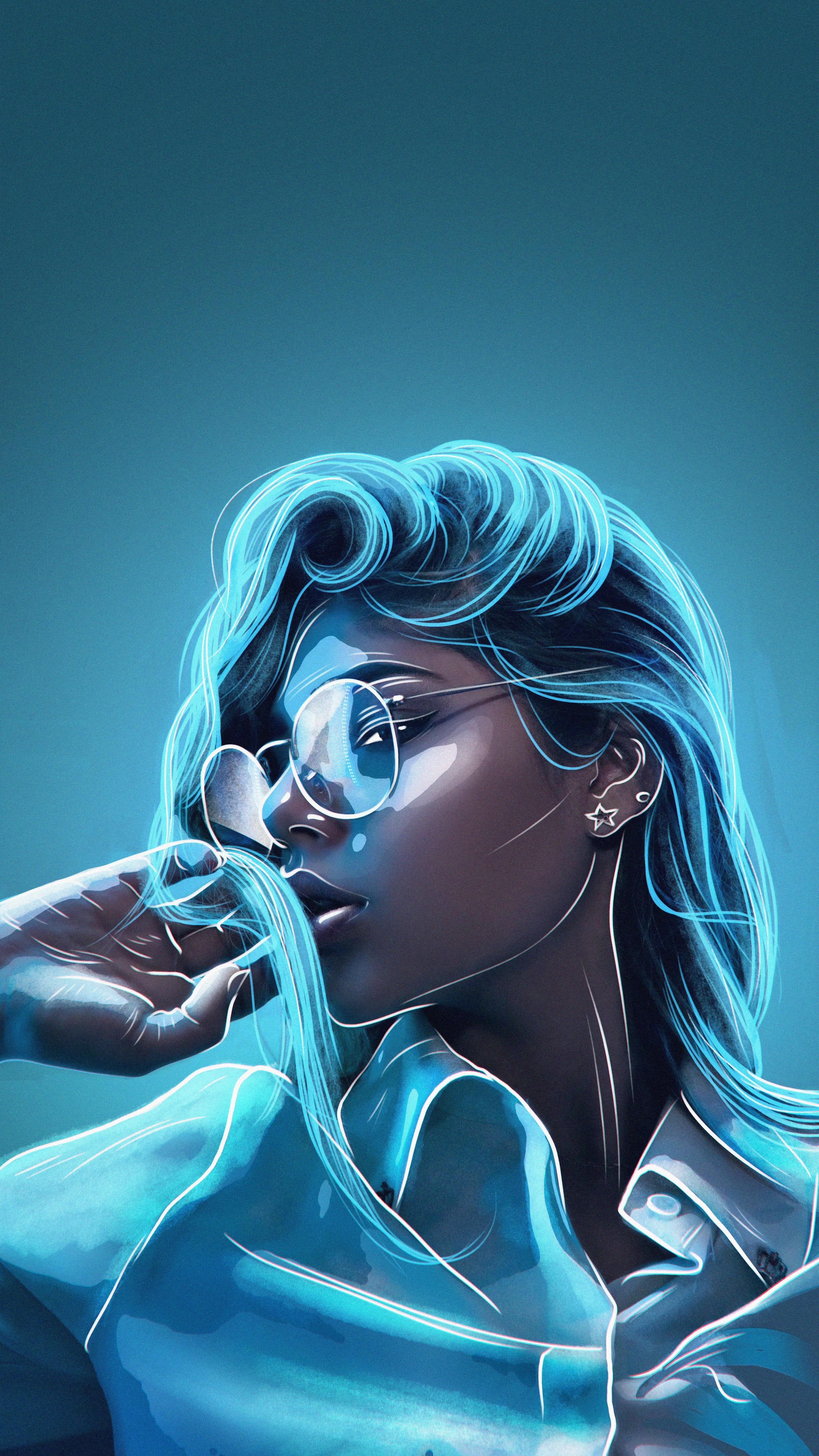 电脑壁纸超清极简风4k美女,超好看的4k美女壁纸图文