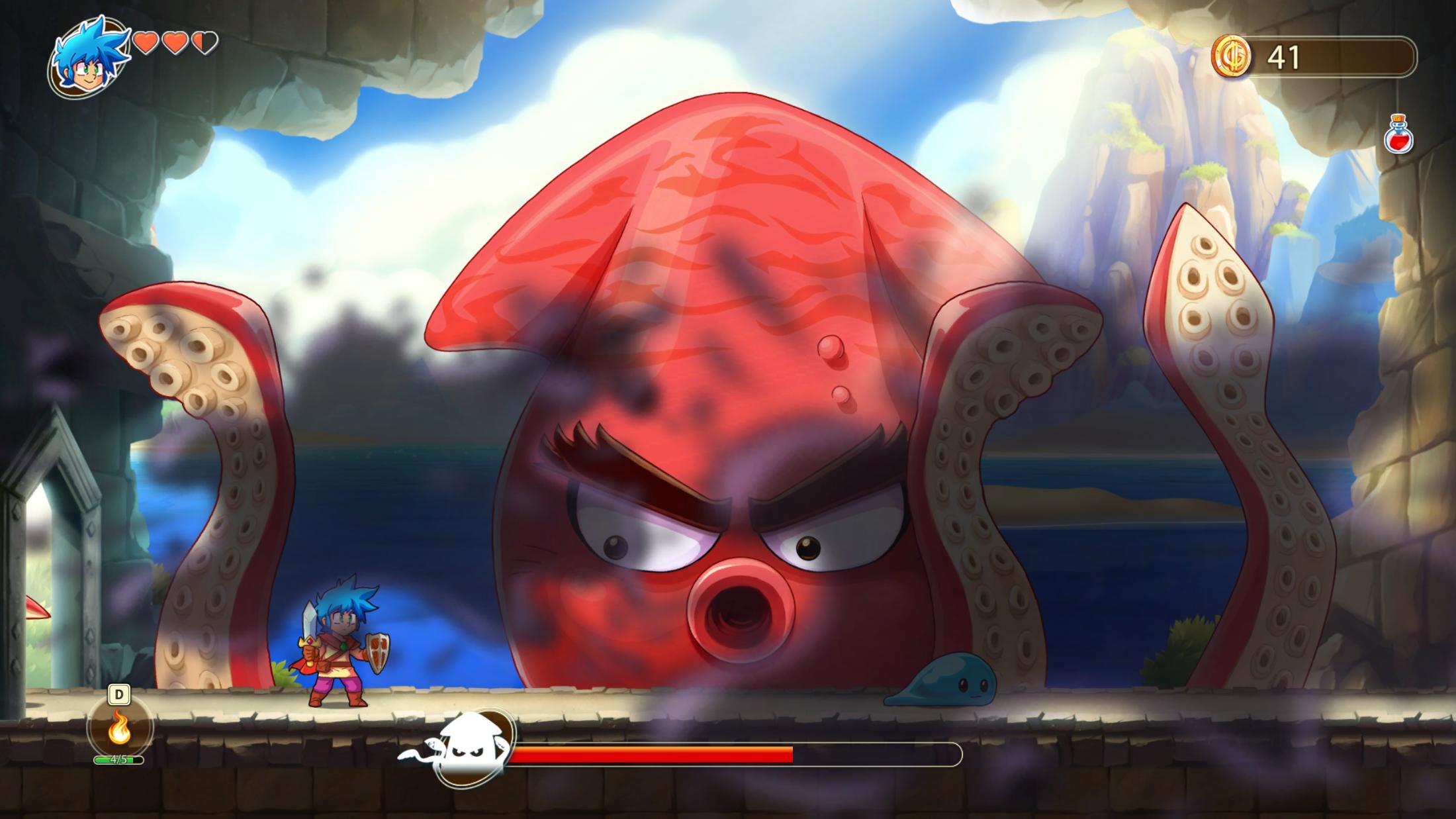 脑洞与诚意并存的优秀银河恶魔城之作——《怪物男孩和诅咒王国》