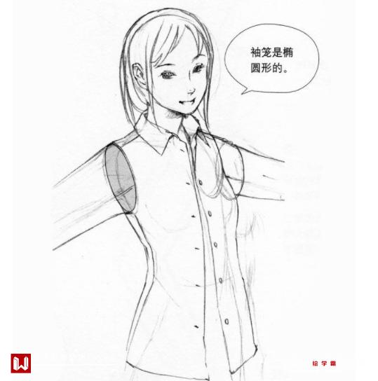 衣服袖子怎么画,宽衣服的袖子怎么画