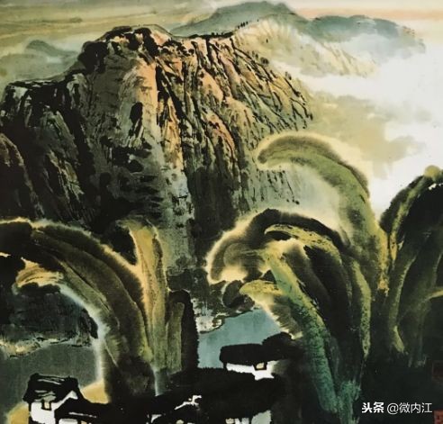 豪情！这位从内江走出去的画家，将中国彩墨画推向世界！