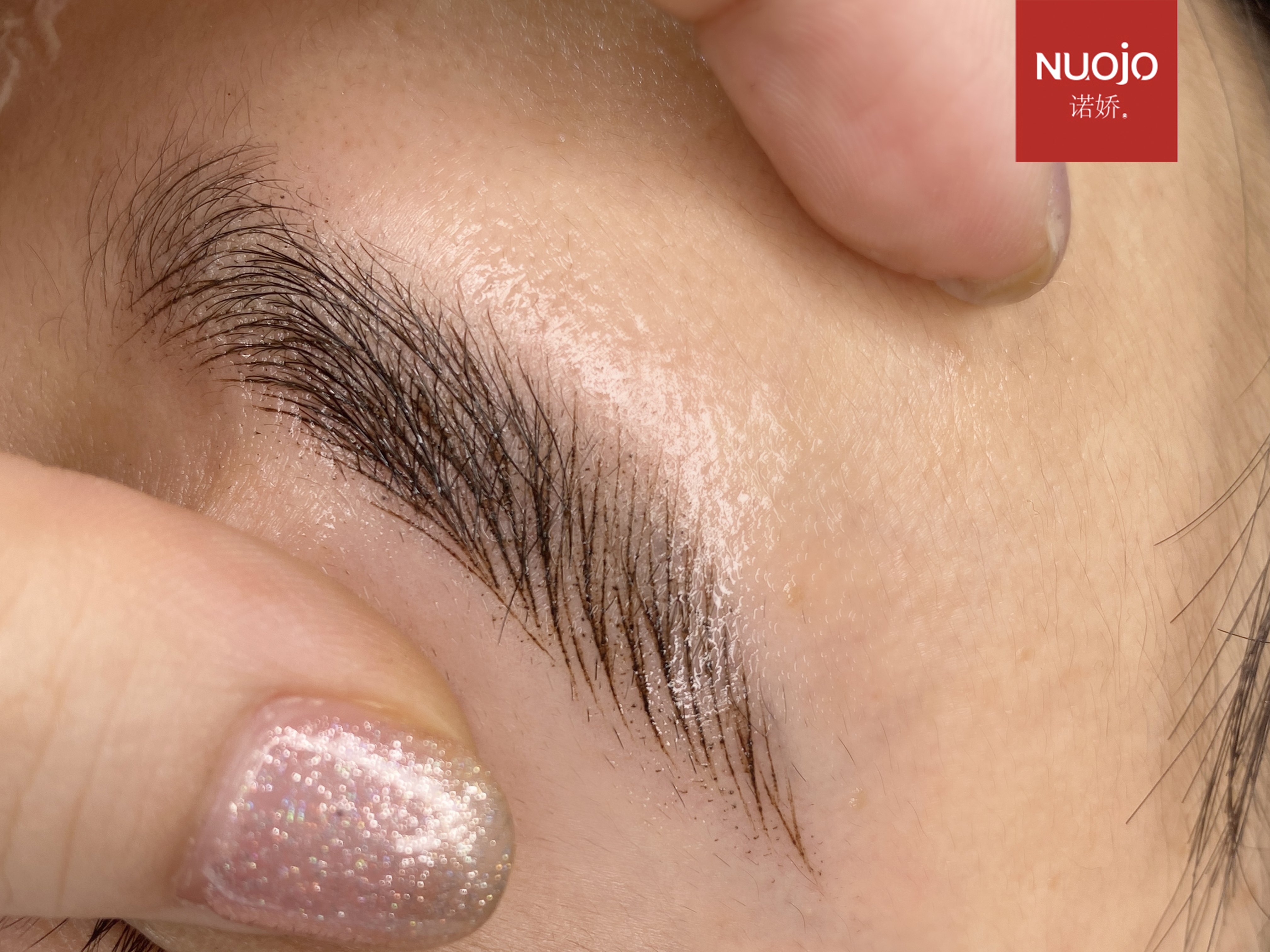 纹绣机器纹眉的技巧,小白学纹绣入门零基础机器纹眉