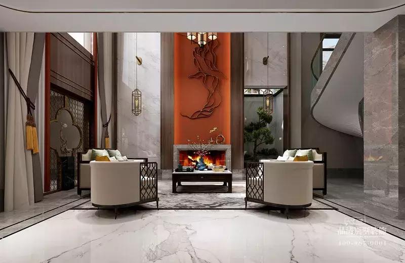 常州别墅装修｜东方深沉韵味，幽幽新中式风