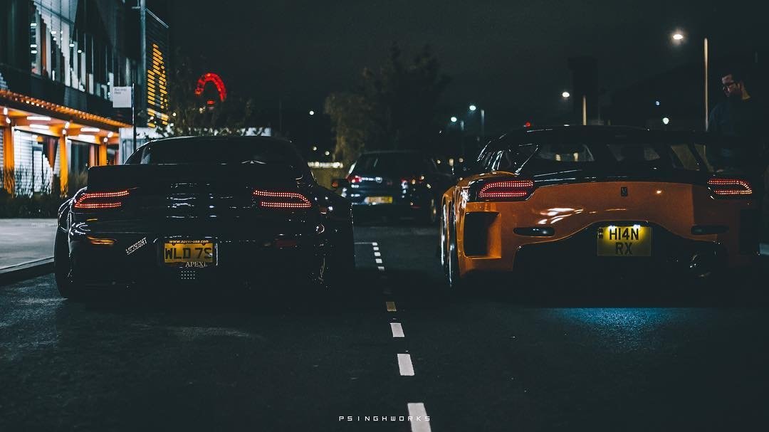 rx-7fd3s白色赛车,rx-7fd3s地平线