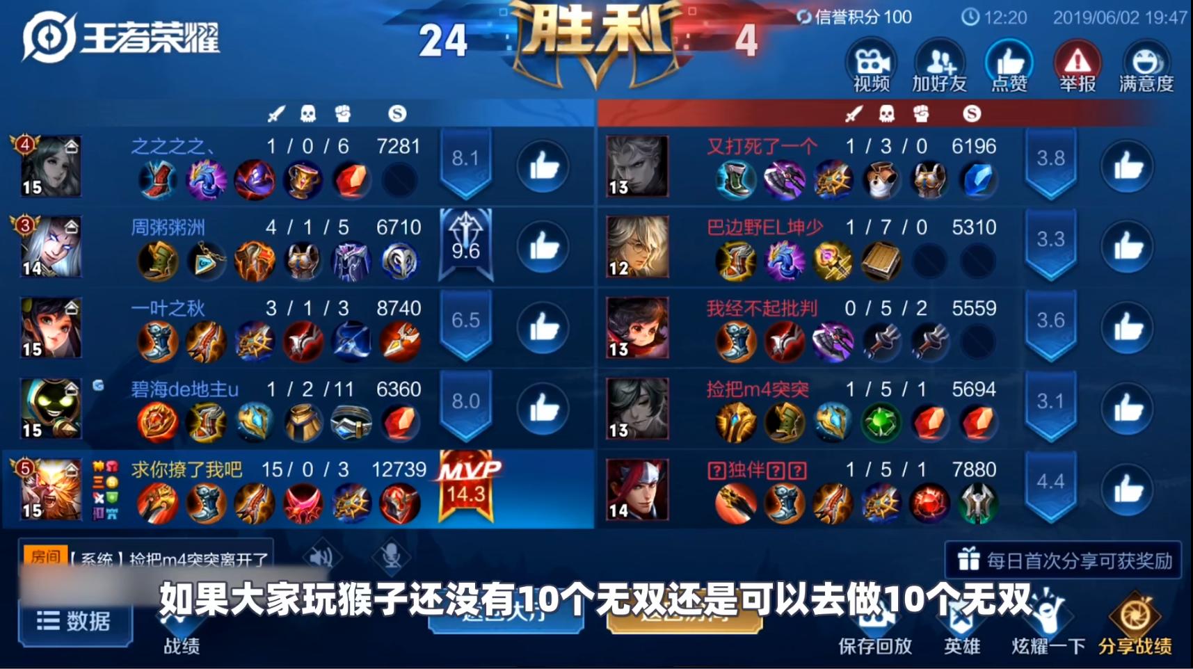 王者荣耀孙悟空不需要手法的出装,王者荣耀孙悟空团战细节拉满打法