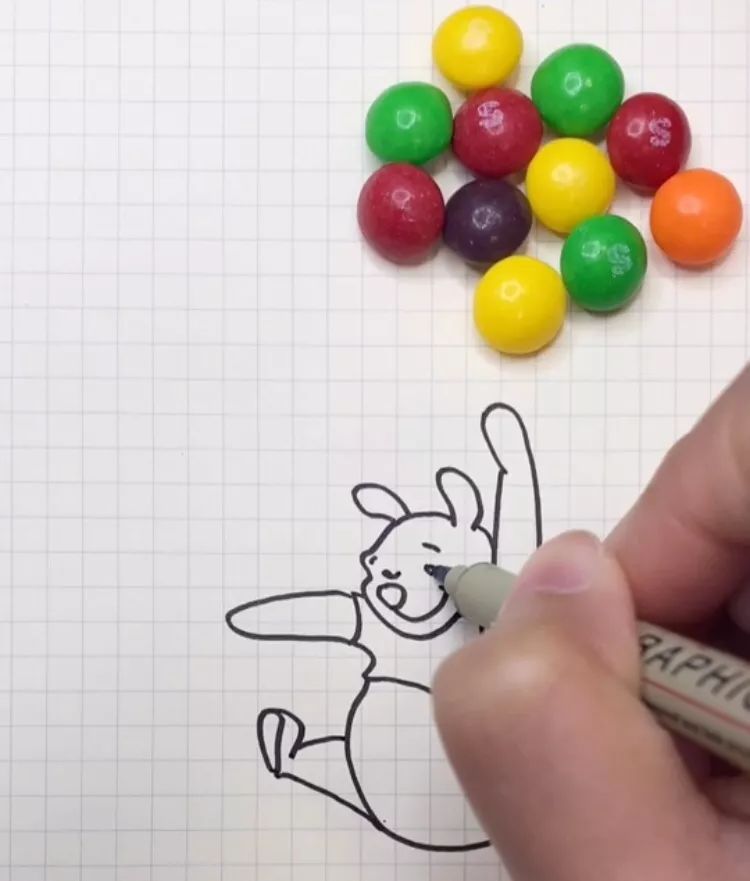 【一学就会】教你画，可爱的小熊维尼~