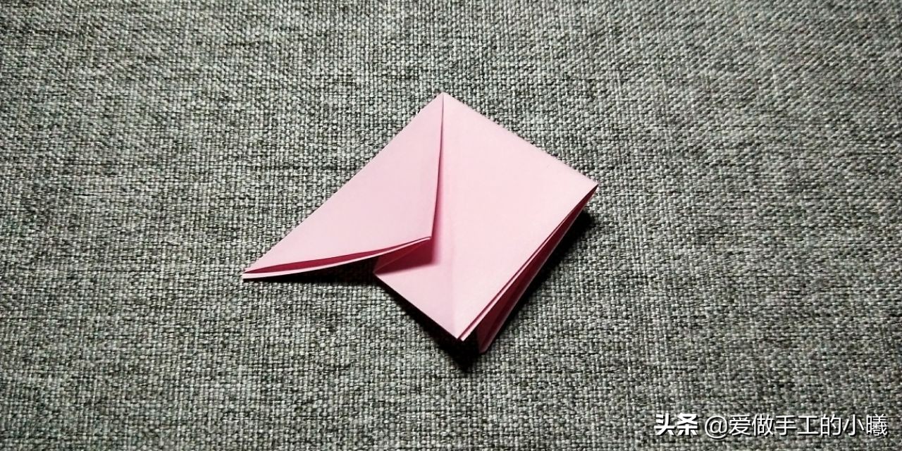 立体花怎么折简单又漂亮,手工折花最简单的五瓣花