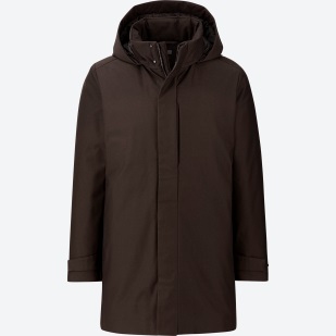 优衣库复合连帽外套,优衣库hybriddowncoat