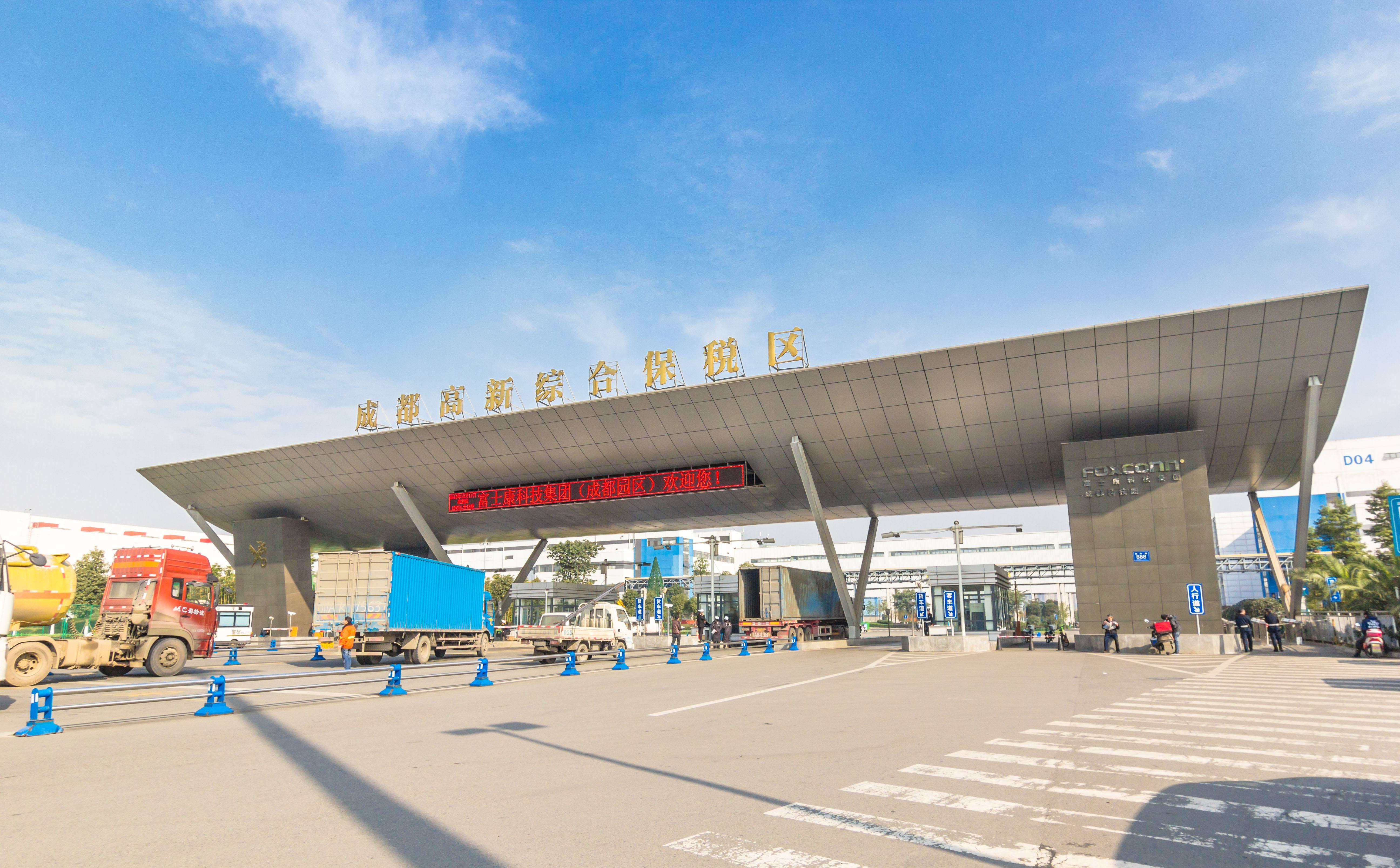 富士康各厂区风景,富士康厂实拍