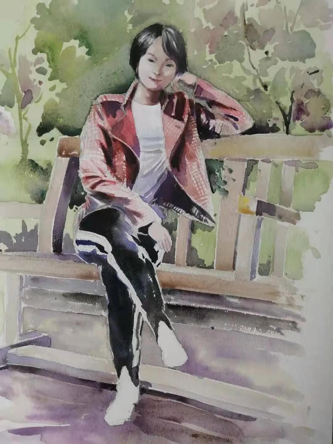 画吧画友作品欣赏,幸福原创画作品