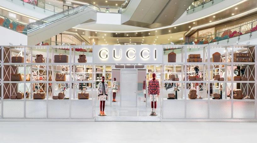 gucci古驰2020时装周,guccipin限时店