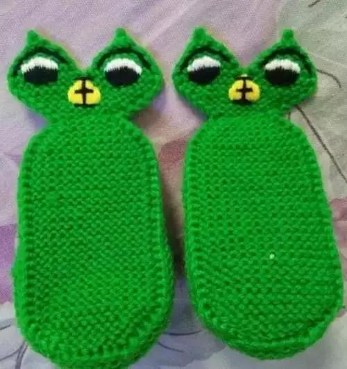 织42-43码毛线鞋全部视频教程,超萌春秋宝宝毛线鞋