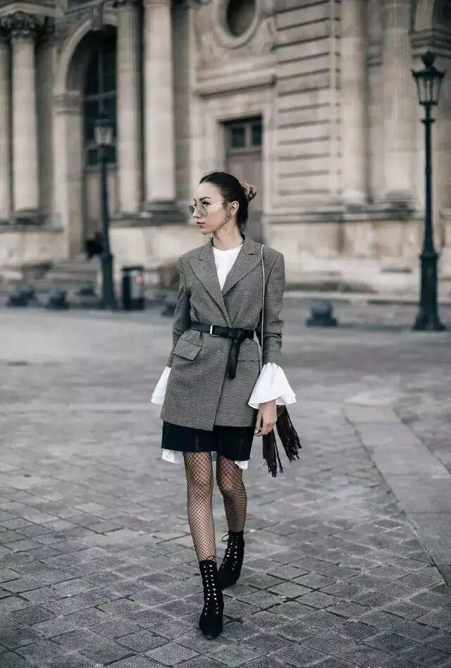 小个子腰带装穿搭150显高,矮个子怎么系腰带显高显瘦