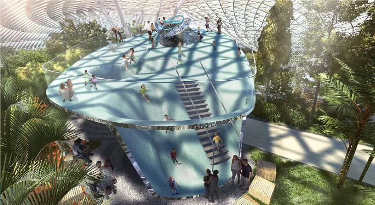 新加坡樟宜机场扩建第五航站楼,新加坡樟宜国际机场横屏