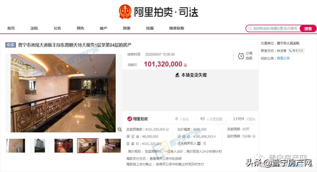 经历三次流拍的黄金假日酒店,现状如何?
