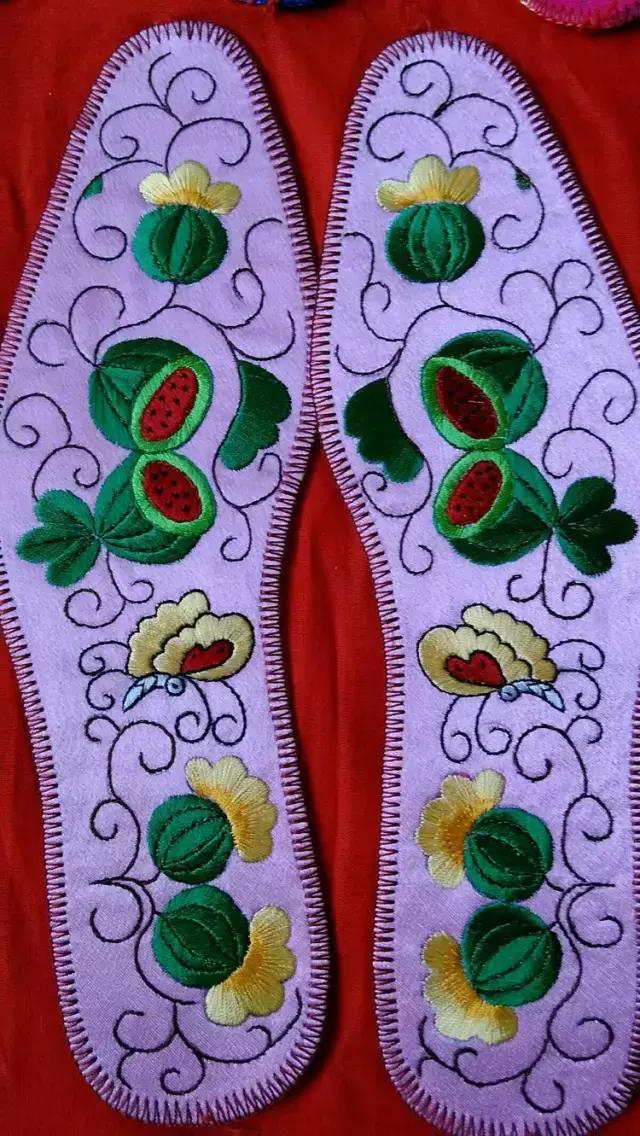 好看的刺绣鞋垫图案大全,刺绣鞋垫100种图片