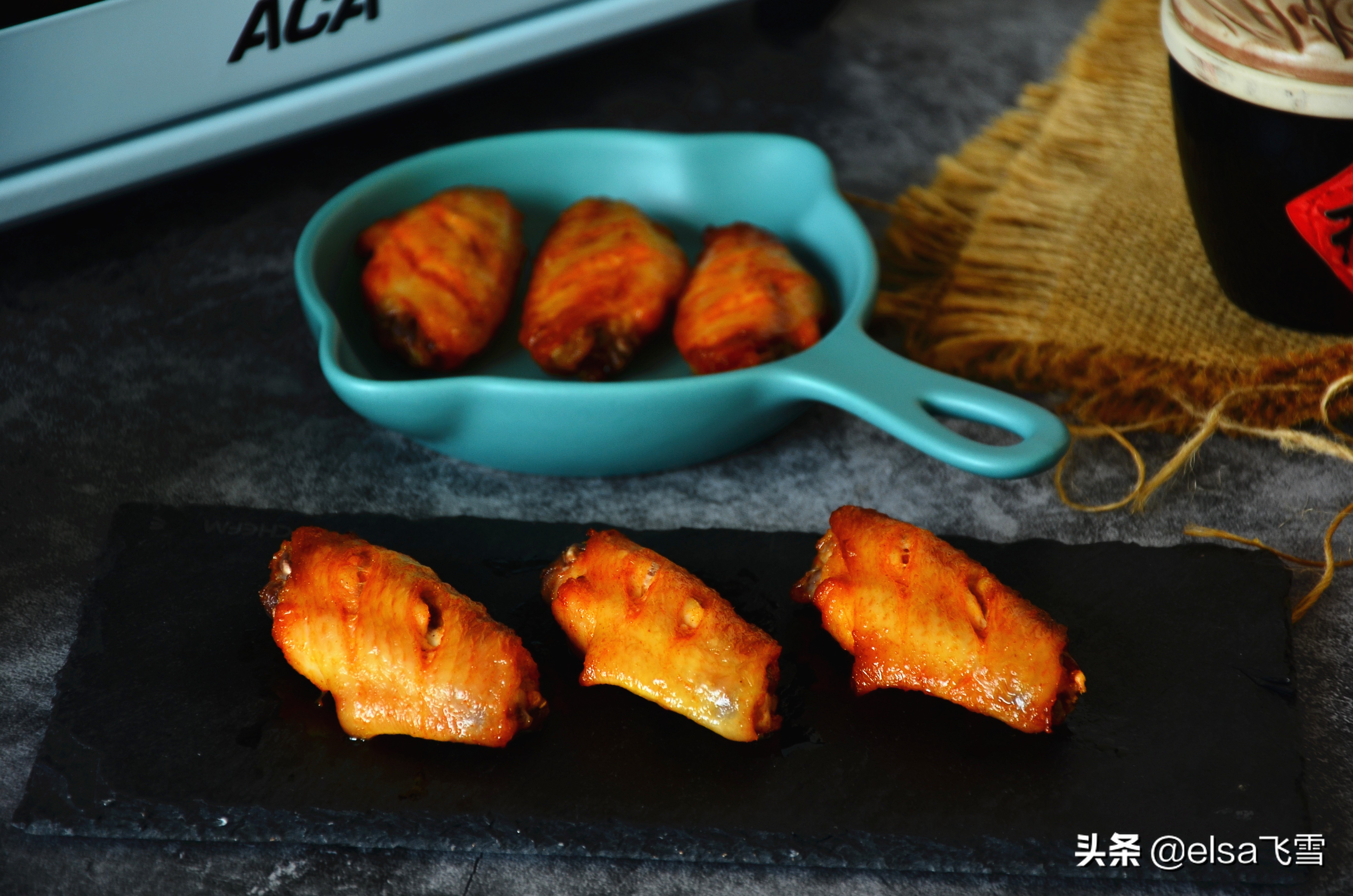 周末在家里做烤鸡翅,家庭做法的奥尔良烤翅