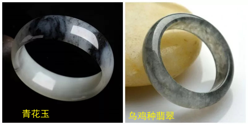 水墨玉与乌鸡种翡翠的区别,翡翠乌鸡和青花区别图解