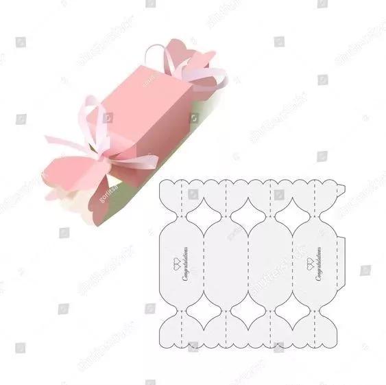 diy礼品盒花,大号礼品盒diy图案