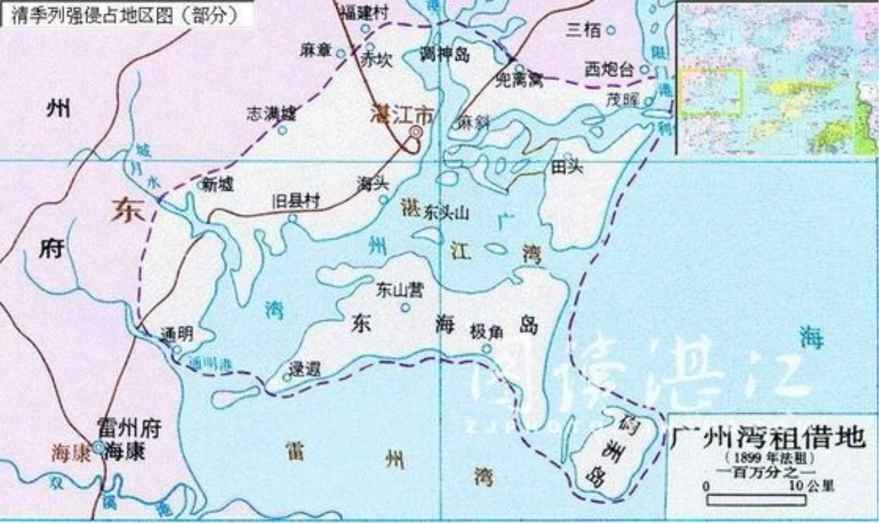 湛江古老城市在哪里,湛江霞山区最繁华区域