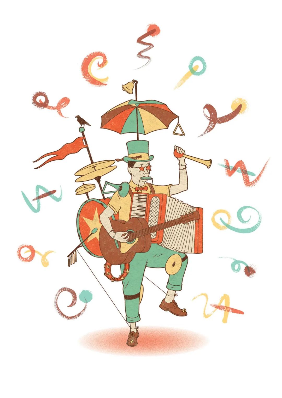 与POPMART合作，这位设计师来自坎伯韦尔插画专业