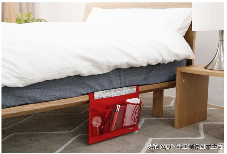 布艺挂兜墙挂式收纳袋欧式,布艺棉麻防水三层挂式收纳袋