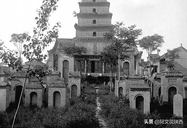 西安百年前照片,西安百年前的景