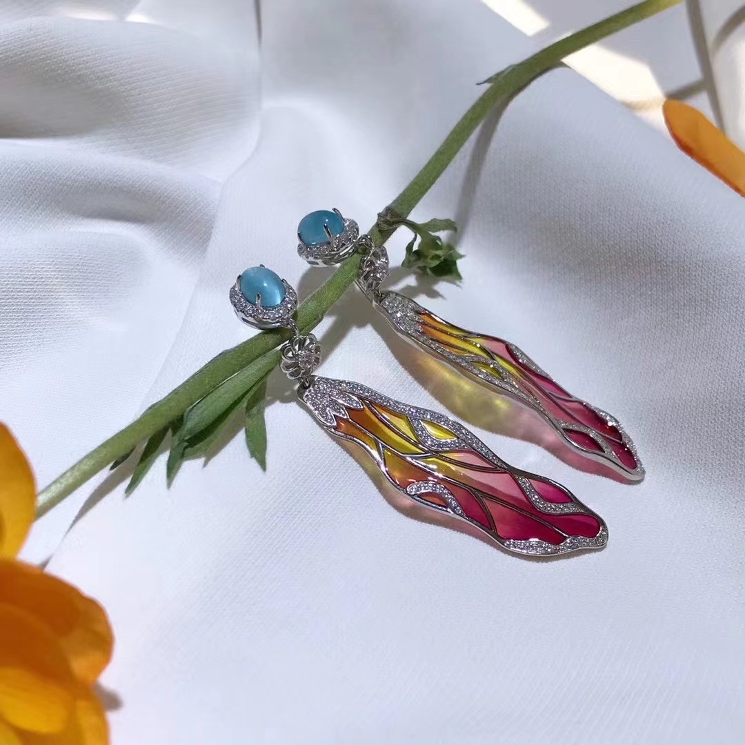 珐琅彩窗,空窗珐琅釉料的选择