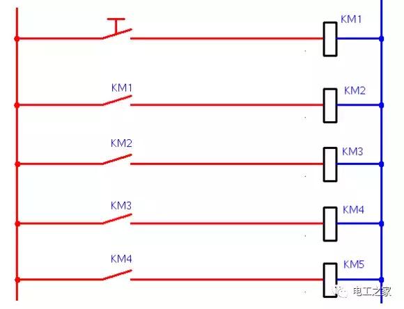 接触器点动正反转控制电路图,交流接触器控制不间断电路