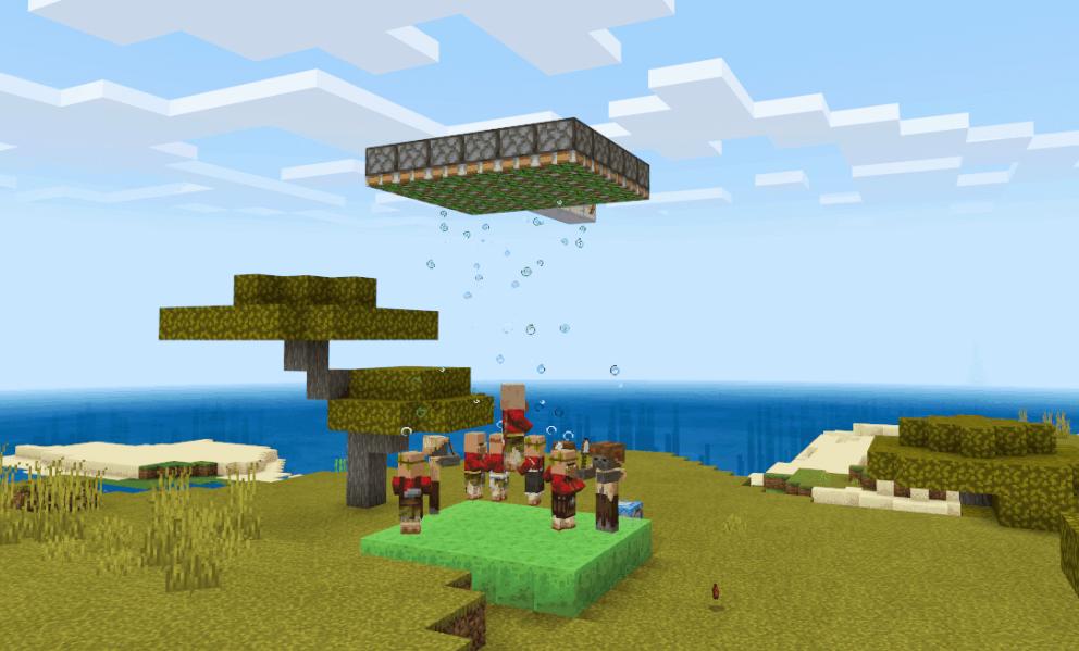 试一下你能弹多高？《我的世界》超级“弹弹床”可玩性太高了吧