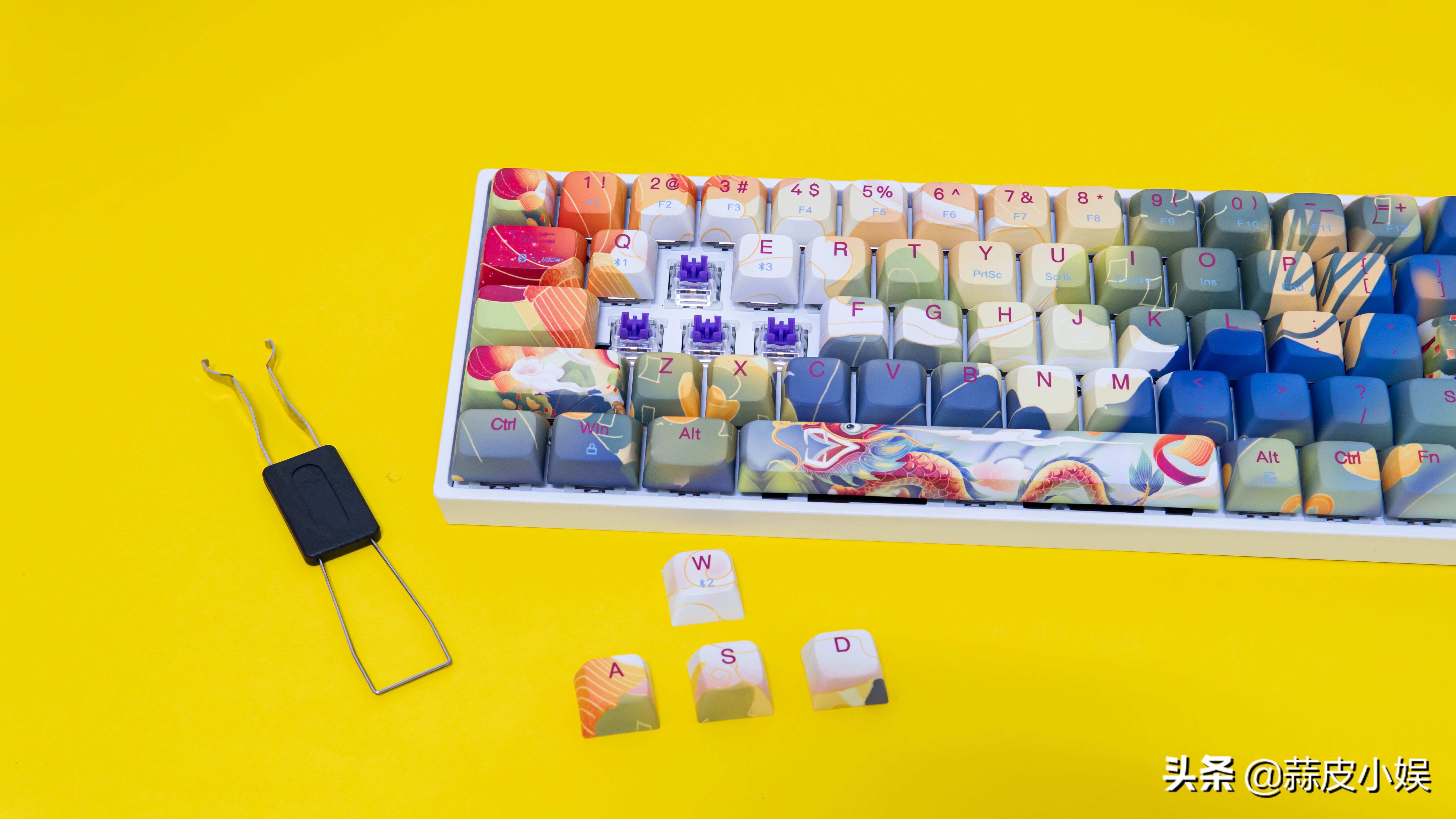 性价比高的百元炫酷机械键盘,新贵gm1080三模无线机械键盘体验