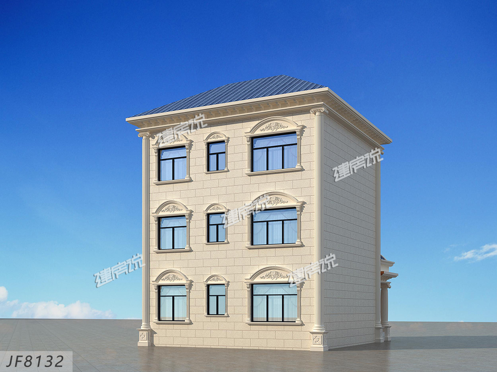 面宽8米左右建房图,面宽8米占地面积70平设计图