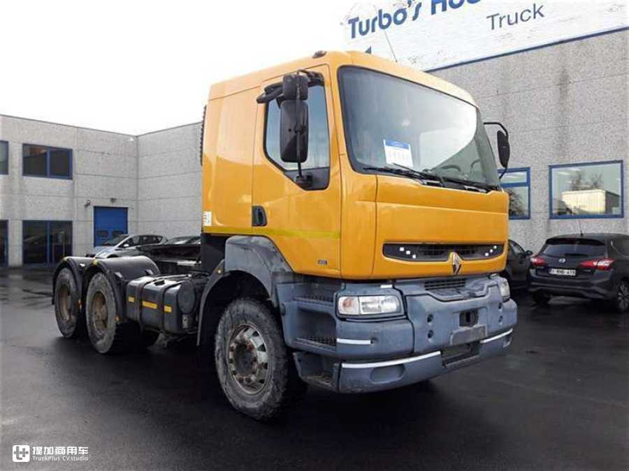 雷诺Kerax泵车实拍,专为恶劣工况而生，如今见到这样的老车太难得