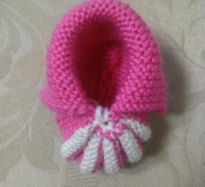 毛线针织宝宝鞋教程全过程零基础,棒针织宝宝毛线鞋视频教程全集