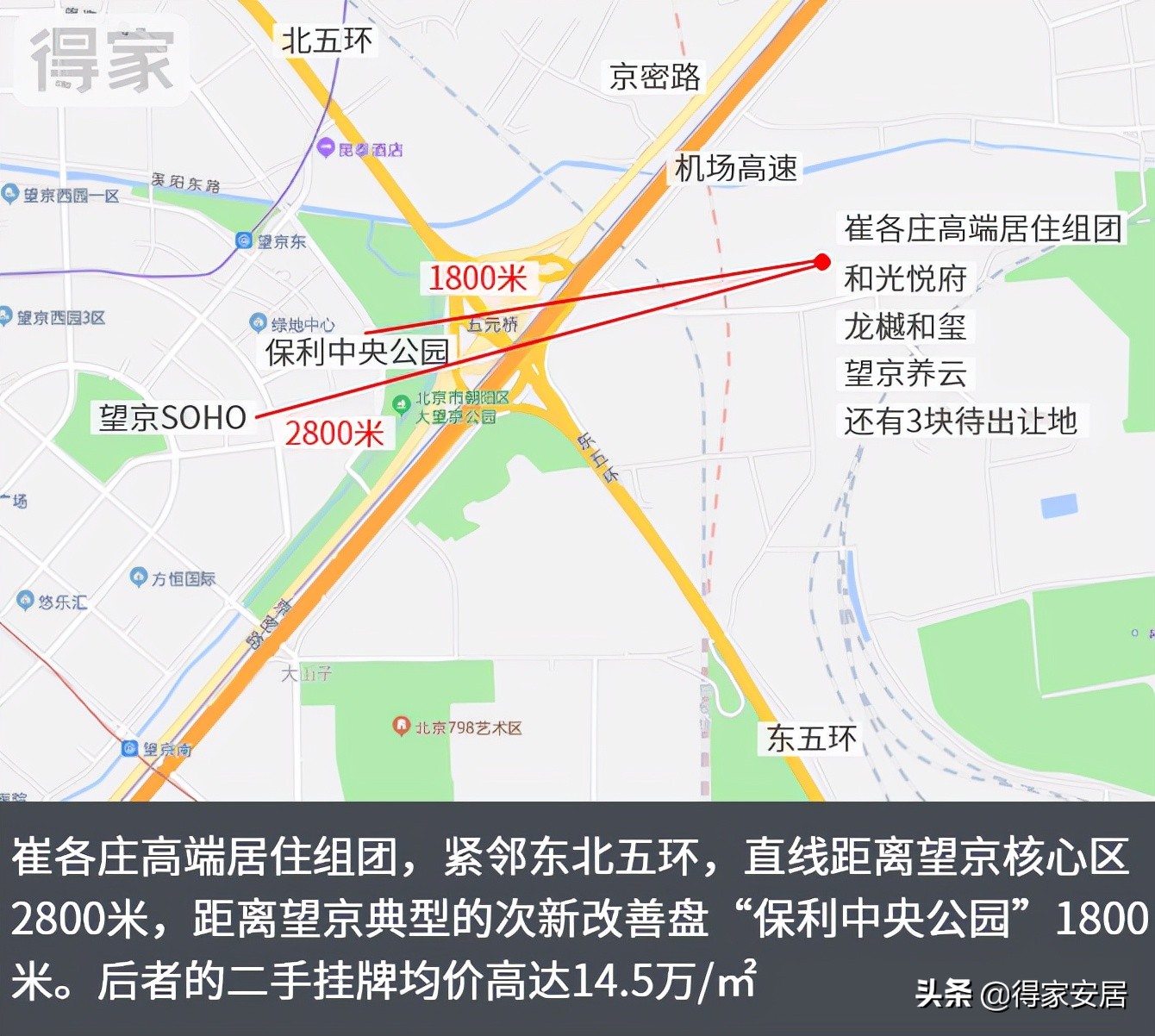 望京三杰为啥房价高,8.88万房子北京