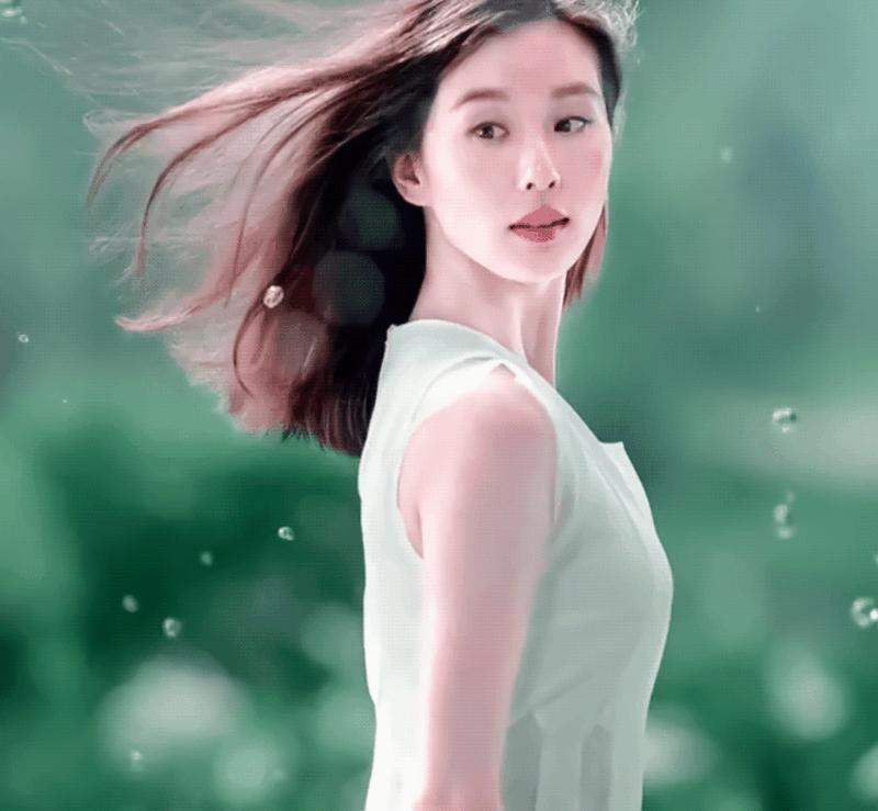 刘诗诗上海参加相宜本草活动图片,刘诗诗相宜本草旗袍